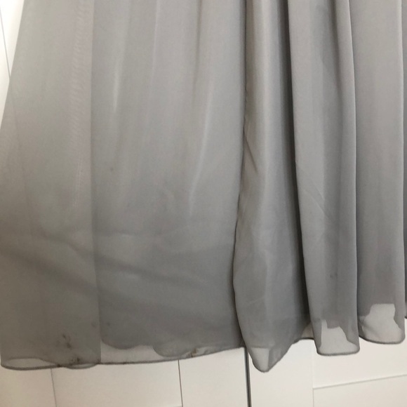 Woman's Wtoo Gray Bridesmaids Dress - Picture 7 of 8